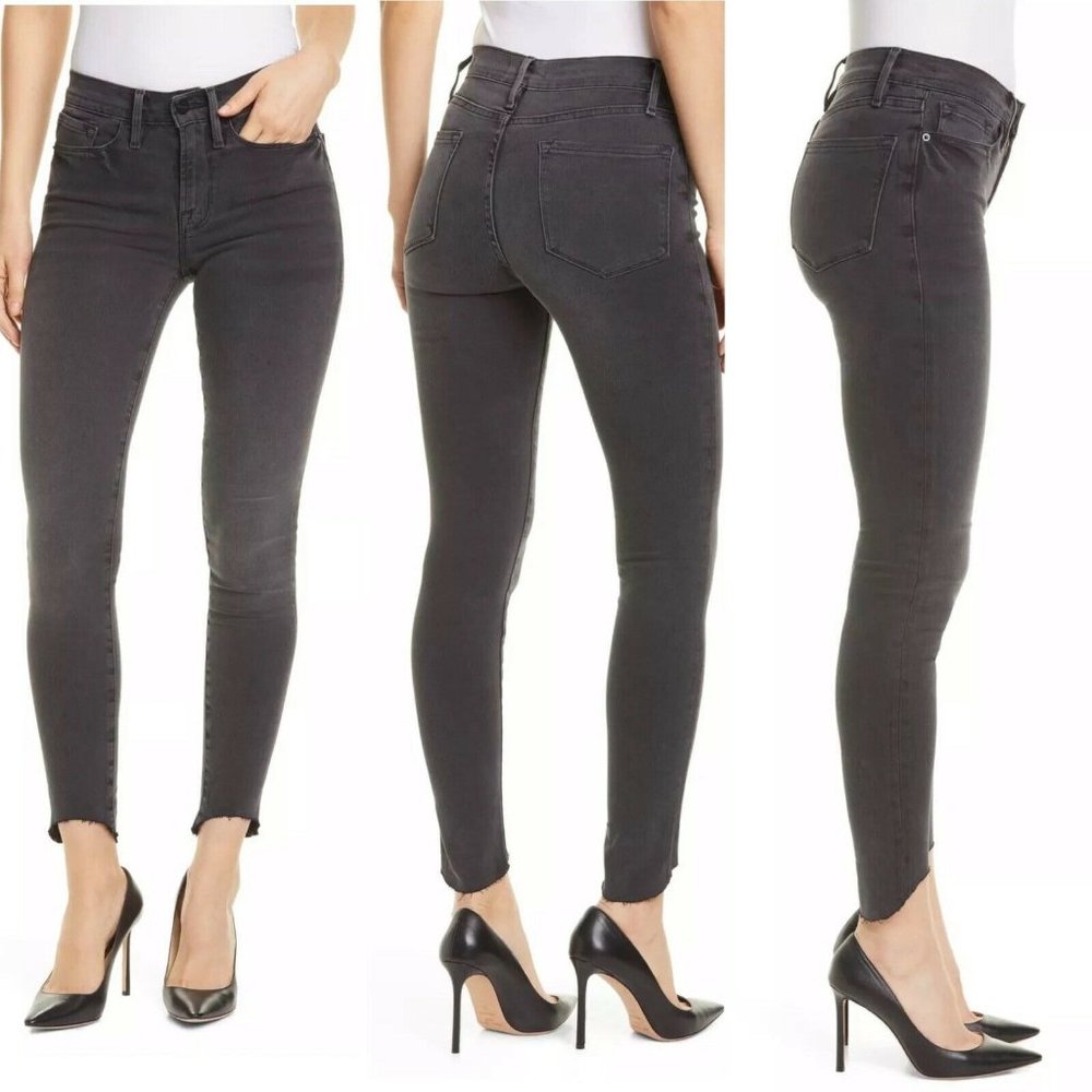 FRAME Womens Jeans Black Size 24 Le Skinny de Jean